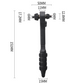 2-in-1 Drill Chuck Key Wrench