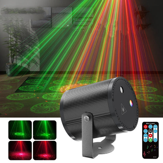 DJ Laser Party Light with 7 Lighting Modes & Remote