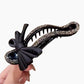 🔥Buy 1 Get 1 Free | Sparkling Elegant Black Bow Hair Clip for Updos
