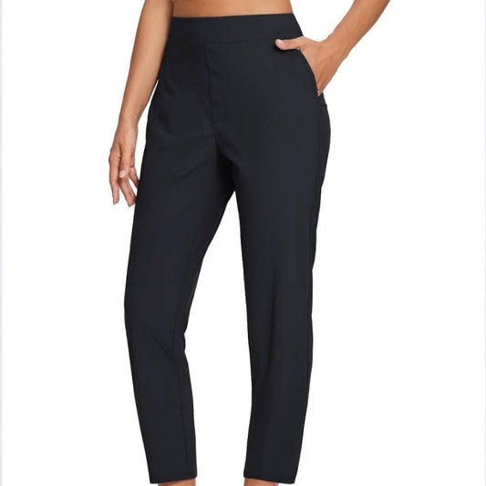 🔥Summer Sale 50% OFF🔥Women's Elastic High-Waist Pants - Secure Pockets, Slim Fit, UK Sizes