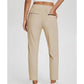 🔥Summer Sale 50% OFF🔥Women's Elastic High-Waist Pants - Secure Pockets, Slim Fit, UK Sizes