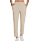 🔥Summer Sale 50% OFF🔥Women's Elastic High-Waist Pants - Secure Pockets, Slim Fit, UK Sizes