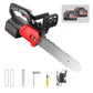 Cordless Lithium-Ion Chainsaw 🪚 — Pure Copper Motor | Fast Cutting, No Jamming | Anti-Accidental Start | Chip Guard | Versatile for Gardening, Pruning, and Firewood Splitting 🔥