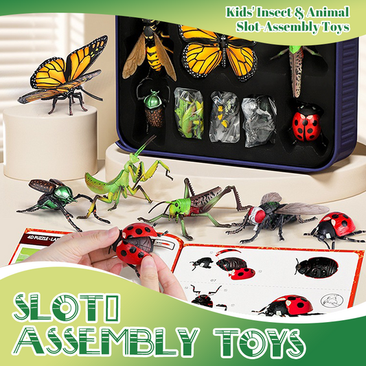 Kids' Insect & Animal Slot-Assembly Toys