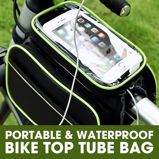 Portable & Waterproof Bike Top Tube Bag