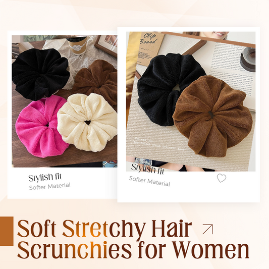 Soft Stretchy Hair Scrunchies for Women