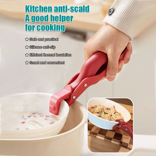💥Christmas Sale 50% OFF🍜Multi-Purpose Anti-Scald Bowl Holder Clip for Kitchen | Multi-Grip & Heat-Resistant Kitchen Tool✅