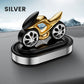 Solar-Powered Motorcycle Shaped Car Air Freshener