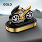 Solar-Powered Motorcycle Shaped Car Air Freshener