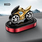 Solar-Powered Motorcycle Shaped Car Air Freshener