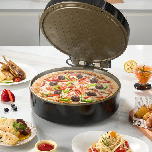 Large Capacity Dual-Heating Round Electric Griddle