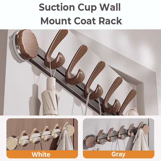 Suction Cup Wall Mount Coat Rack
