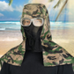 Multi-Purpose Outdoor Dustproof Poncho with Hood, Face Mask & Anti-Fog Goggles