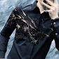 👔Hot Sale 🎨 MEN'S PRINTED SHIRT - Slim Fit & Moisture-Wicking Fabric, Modern Cut for Business and Casual Occasions, Wrinkle-Resistant 🌟🧳