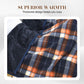 Trendy Plaid Thickened Blanket Poncho