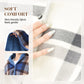 Trendy Plaid Thickened Blanket Poncho