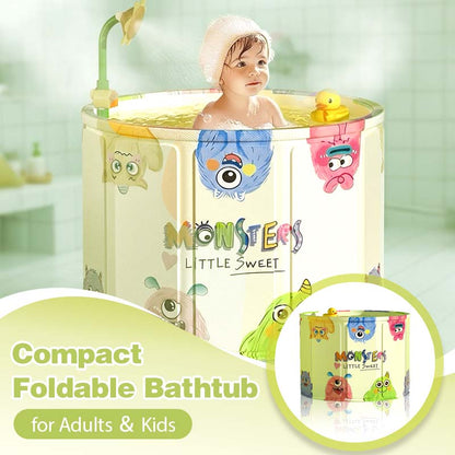 Compact Foldable Bathtub for Adults ＆ Kids