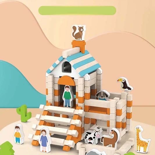 Educational Wooden Building Blocks