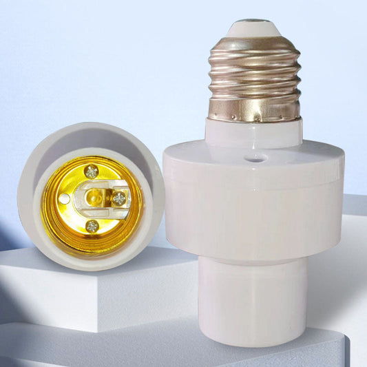 💡 BUY 2 GET 1 FREE! ✨ E27 Motion Sensor Light Socket - Auto On/Off with 180° Detection & 15s-10min Adjustable Delay for Energy Saving 🏠🔋