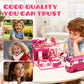 2-in-1 Portable Dollhouse Travel Bus