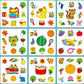 Educational & Interactive Parent-Child Matching Game Cards