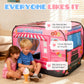 🎪 60% OFF! ✨ POP-UP PLAY TENT - 30-Second Setup & Foldable Design, Colorful Castle Theme for Imaginative Play, Perfect Gift for Kids 2-6 Years 🏰🎁