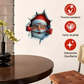 🎄Kerstuitverkoop 50% korting🎅Creatieve kerststickers voor aan de muur