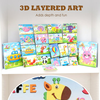 Educational DIY Craft 3D Stickers