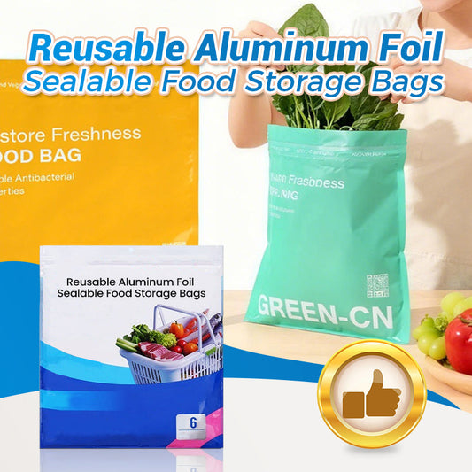 Reusable Aluminum Foil Sealable Food Storage Bags