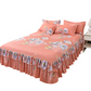 📢📢50% discount!! ⏰ 3-piece ruffled bed skirt set 🛏️