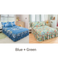 📢📢50% discount!! ⏰ 3-piece ruffled bed skirt set 🛏️