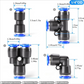 ✨1/4 Inch Pneumatic Push-to-Connect Air Hose Fittings Kit ⚡🔧