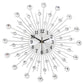 🕰️ Rhinestone Wall Clock – Silent Movement, Sparkling Design & Elegant Home Decor 💎