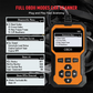 ⚡Plug it in and scan! Professional-grade OBD2 diagnostic tool.  Even beginners can easily maintain their vehicles.