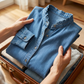👚 50% OFF NOW! ✨ 2026 Women's Casual Ruffle V-Neck Shirt – Soft & Breathable, Flattering High-Low Hem & Effortless Style 🌸