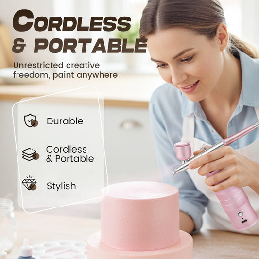 📢📢40% OFF !!!🎨Cordless Airbrush Set for Diverse Applications