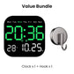 ⏰Modern Design | Multifunctional Digital Alarm Clock | Clear Display & Practical