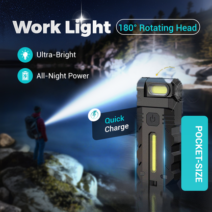 📢📢50% OFF !!!🔦180° Rotating Head LED Work Light