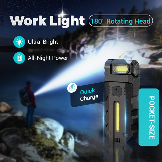 📢📢50% OFF !!!🔦180° Rotating Head LED Work Light