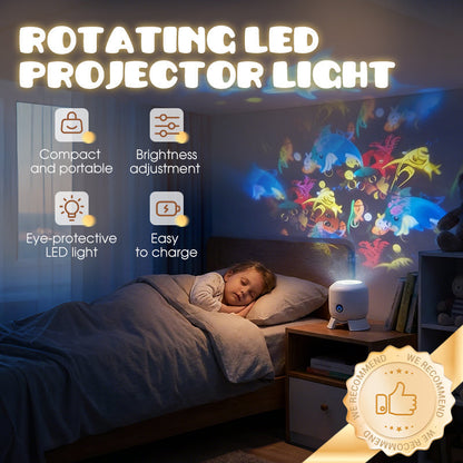 🥳2026 HOT SALE🥳💞50K+ SOLD!💥👵🌈 50% OFF! Dynamic Rotating LED Light Projector – Calm & relaxation for your home. Gentle moving lights ease restless nights. Perfect for bedroom or living room. 🌙✨