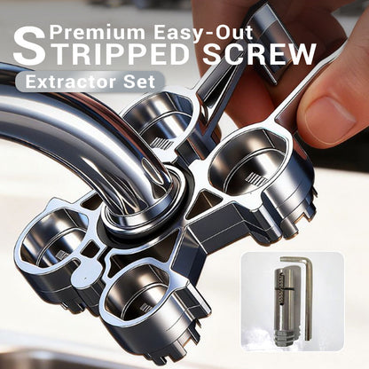 🥳2026 HOT SALE🥳💞50K+ SOLD!👴🛡️ 50% OFF! Premium Screw Extractor Set – Save on repairs! Removes stripped screws in seconds. No drilling, no damage. Easy to use, even for tricky jobs. Your toolkit essential. 🛠️💷