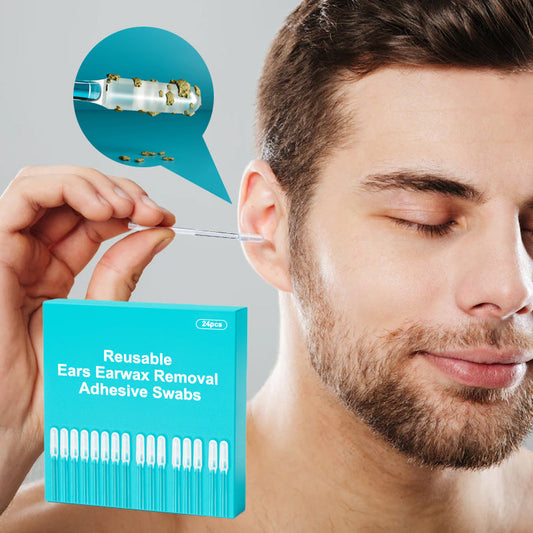 💞HOT SALE👂🏻Reusable Earwax Removal Adhesive Swabs