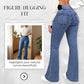 🥳2026 HOT SALE🥳💞50K+ SOLD!👵👖 High-Waist Stretch Flare Jeans – Gentle tummy control, comfy stretch. Flattering flare leg. Perfect for daily wear. 🌸✨
