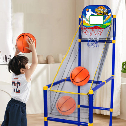 📢📢40% OFF !! ⏰Fast Shipping 🚚💨Kids' Indoor Basketball Arcade Game with 4 Balls🏀