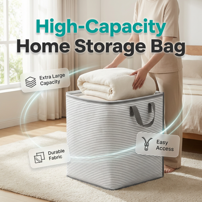 🛍️ Final 3 hours Special Price £9.78! 🏆 Large Collapsible Storage Bag with Handles – Spacious Capacity, Foldable Design & Sturdy Carry Handles 📦