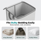🛍️ Final 3 hours Special Price £9.78! 🏆 Large Collapsible Storage Bag with Handles – Spacious Capacity, Foldable Design & Sturdy Carry Handles 📦