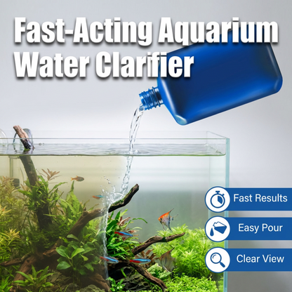 🏆 Last Day Special Price £8.99 ! 🔥Buy 2 Get 1 Free🎁Fast-Acting Aquarium Water Clarifier