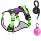 🐶No Pull Dog Harness – Reflective Adjustable Pet Vest Harness for Medium Large Dogs Walking Training