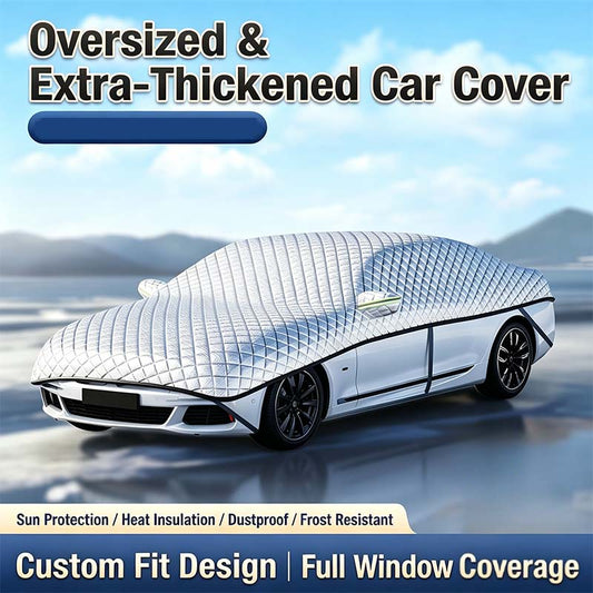 🥳2026 HOT SALE🥳💞50K+ SOLD!🌨️🛡️ 50% OFF! Car Windshield Snow Cover – All‑season, multi‑layer. Covers hood, glass & side windows. Strong straps, no slipping! 🚙💨