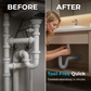 Universal Quick-Connect Basin Drain Pipe